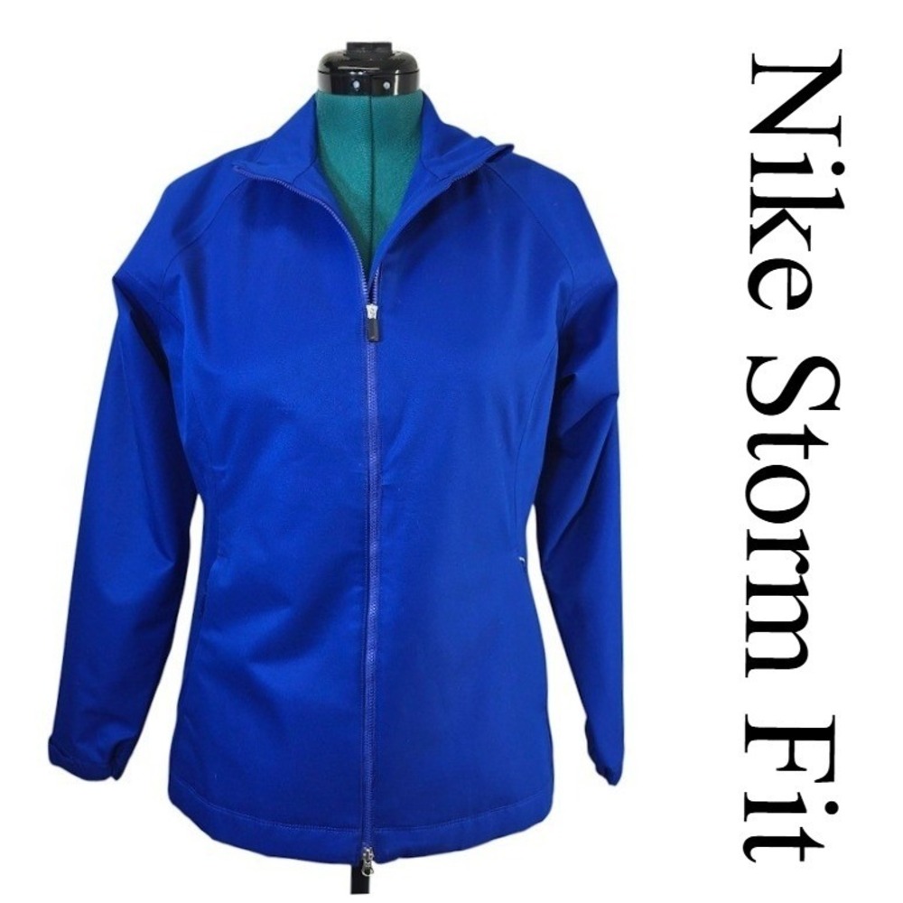 Nike Golf Storm-FIT Full Zip‎ Jacket SAMPLE Lightweight Blue Women's M
